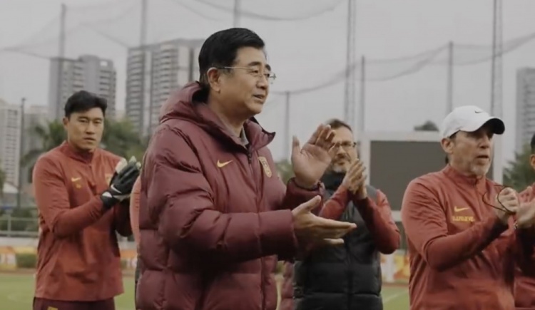  U20亞洲杯開賽在即，足協(xié)主席宋凱探班U20國青隊