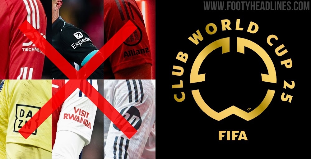  FIFA不允許世俱杯球隊(duì)有袖標(biāo)贊助，需貼上世俱杯徽標(biāo)