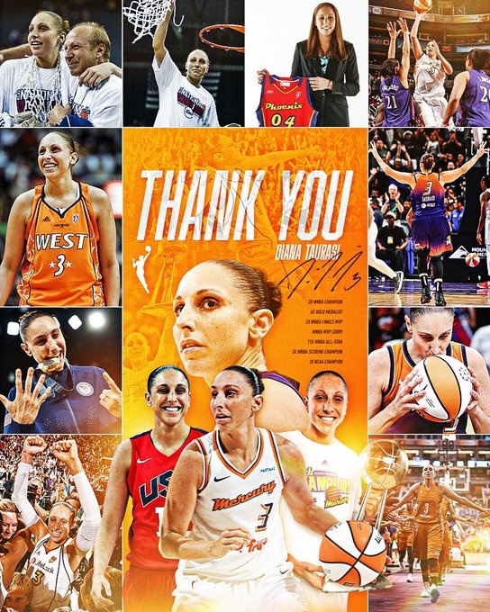  傳奇落幕！WNBA巨星陶樂西宣布退役 結(jié)束20年職業(yè)生涯